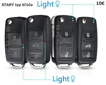 Obal kľúča SEAT VW ŠKODA - 14