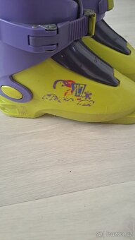 Dětské lyže Atomic + lyžáky Nordica + hůlky - 14