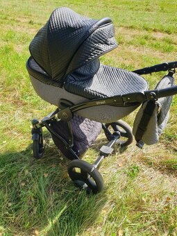 Prodám krásný kočárek Junama dvojkombinace - 14