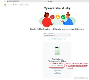 Google Pixel 9 128GB černý nebo zelený NEROZBALENÝ - 14