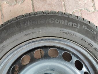 Zimní pneu Continental 205/60 R16 96H M+S, plech. disky - 14