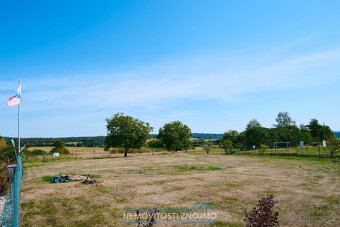 Stavební pozemek 1168 m2 u Příbrami krásný výhled, sítě na h - 14