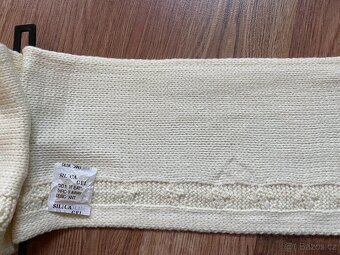 Nová dámská zimní šála ALPINE PRO - krémová, akryl - 14