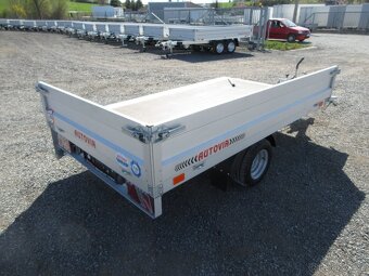 Bazarový nákladní přívěs ZV 22 1,3T B1 2,55x1,50/0,35 10" - 14