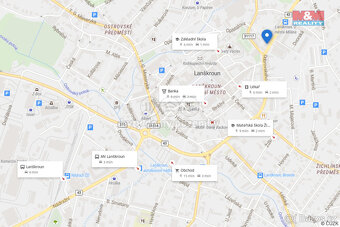 Pronájem bytu 3+kk, 85 m², Lanškroun, ul. Dobrovského - 14