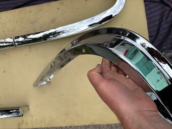 Škoda 100 110 narazniky novy chrom bez vyrezu - 14