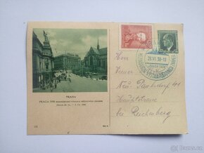 Staré poštovní známky psaní dopis Liberec Reichenberg 2 - 14