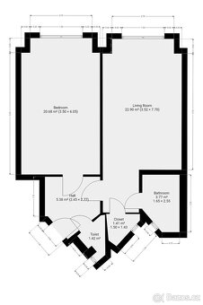 Pronájem bytu 2+kk, Lucemburská, Vinohrady, 23500 Kč/měs, 55 - 14