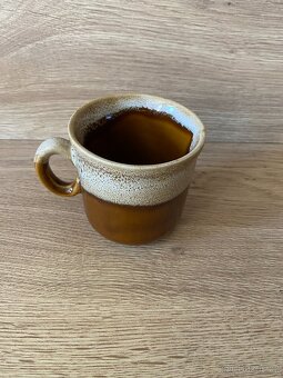 hren keramický hrnek hrneček sada hnědé hrnky - 14