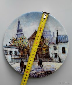Porcelánový sběratelský talíře Limoges Francie 6 kus - 14