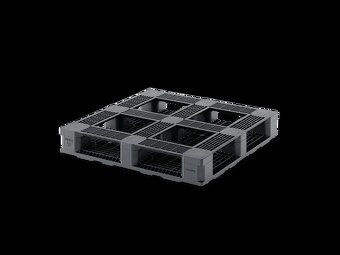 Pevnostní kontejnerové plastové palety ENDUR i7.2, 114x114 - 14