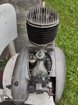 JAWA 250/353 r.v. 1955 -  půlbuben - motor - 14
