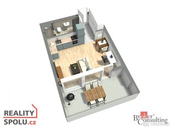 Pronájem, byty/1+kk, 35 m2, Kartónová, Východní Předměstí, 3 - 14