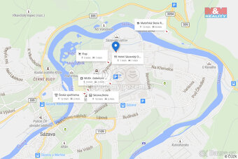 Pronájem bytu 1+kk, 17 m², Sázava, ul. Poznaňská - 14