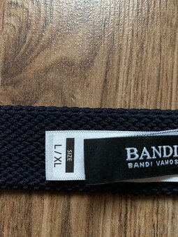 Nový pánský pružný opasek Bandi - modrý s pruhy, L/XL - 14