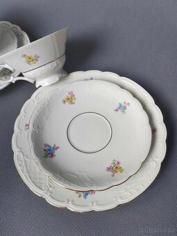 Elegantní porcelánový čajový trio od Carl Alberti 1930-1953 - 14