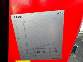 Hydraulický jeřáb HC 105 nový se zárukou, 3 hydr. výsuvy - 14