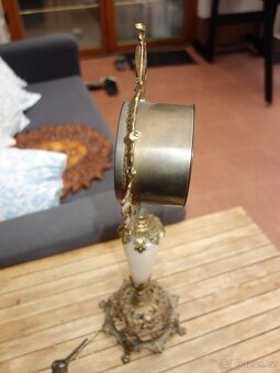 Staré hodiny stolní, krbovky - 14