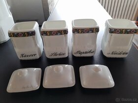 Porcelánové kořenky Victoria China Czechoslovakia - 14