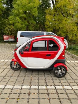 Elblesk bez ŘP Elektrická tříkolka kapotovaná elektromobil - 14