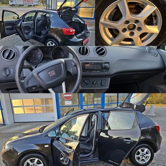SEAT IBIZA 1,2 8v 2011 KLIMATIZACE,ALU KOLA, ČERNÁ PERLEŤ ME - 14