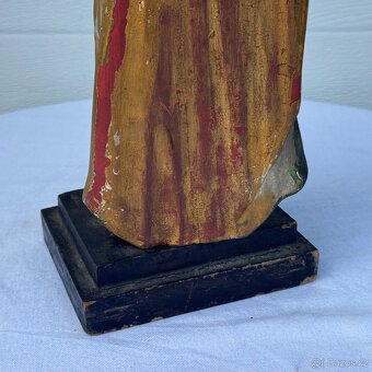 Starožitná socha sv.Jan Evangelista - 14