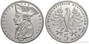 5 Marek Německo 1979 - 1986 pamětní mince, výběr cena za ks - 14