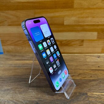 IPhone 14 Pro 256GB, fialový, 100% baterie (rok záruka) - 14