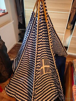 Dětský stan /teepee do pokojíčku Zig Zag - 14