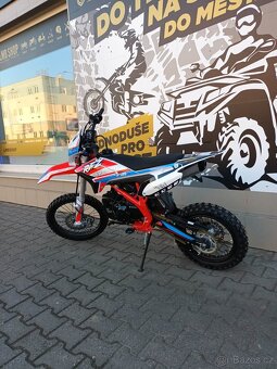 Pitbike Thunder 125cc 17x14 E-start červená - 14
