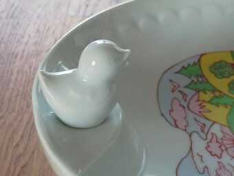 RUČNĚ MALOVANÝ DĚTSKÝ PORCELÁNOVÝ TERMOTALÍŘ LIMOGES FRANCIE - 14