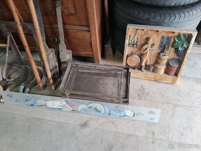 Staré cepy,ploché řemeny, hašple atd.viz fotky - 14