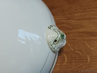 STAROŽITNÁ SECESNÍ PORCELÁNOVÁ MÍSA PIGOIS & JACQUET FRANCIE - 14