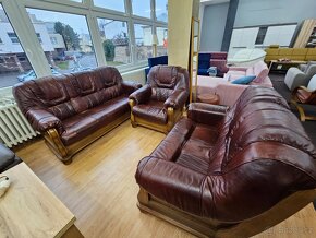 Kožená sedací souprava Romeo 3+2+1 - 14