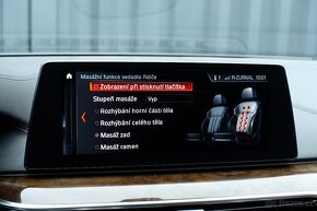 BMW M550i 340 kW,ČR,Webasto,Tažné,Masáže,2x kola,Ventilace - 14