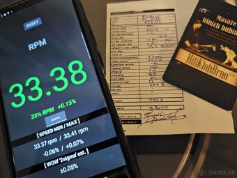 Gramofon Technics, garance stavu po STK - 14