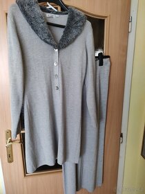 Pletený kostým se sukní s vlnou Spengler vel M/L - 14
