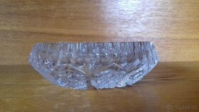 miska a svícen KOBALT // BROUŠENÉ SKLO - 14