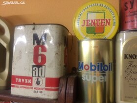 Plechovky od olejů, kanystr na benzin - 14