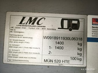 LMC 520, solární systém, MOVER, podélné postele - 14