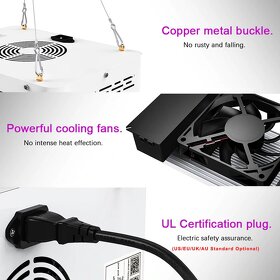 Nové světelné LED  Grow Light - Full Spectrum. - 14