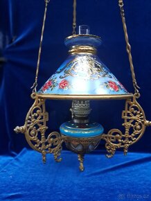 Petrolejová lampa - lustr - 14