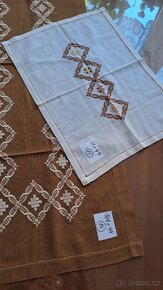 Retro ubrusy, lněné ubrousky, vánoční utěrky... - 14