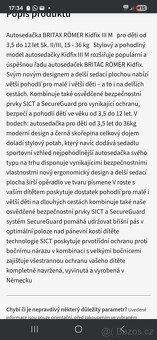 Britax Römer Autosedačka Kidfix III M - 14