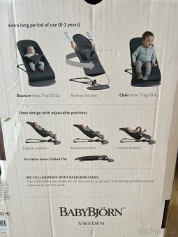 Houpátko/lehátko BabyBjörn + hračka - 14