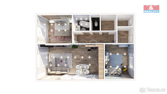 Prodej bytu 3+kk, 86 m² ve výstavbě. Obec Žáky - Štrampouch - 14