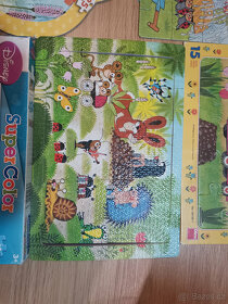 Puzzle krteček, minnie, frozen, medvídek pú - 14