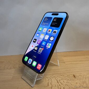 iPhone 15 Pro 256GB, černý, 98% baterie, eSIM (rok záruka) - 14