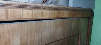 Jednodveřová skříň dýhovaná ořechem, třešeň 2ks - 14
