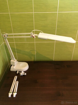 Kancelářský psací stůl IKEA Hemnes,pracov.plocha,židle,lampa - 14